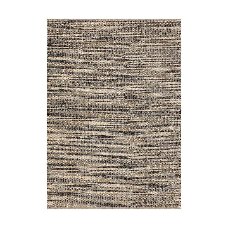 Kansas Bobble Grey Hemp & Cotton Handwoven Rug