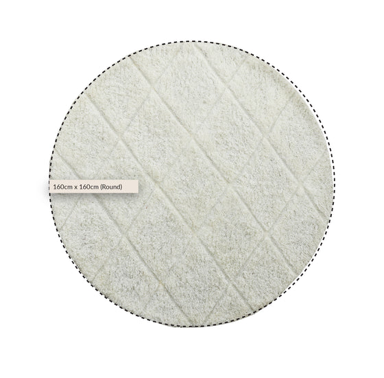 Lexi Hand Tufted New Zealand Wool Round Rug