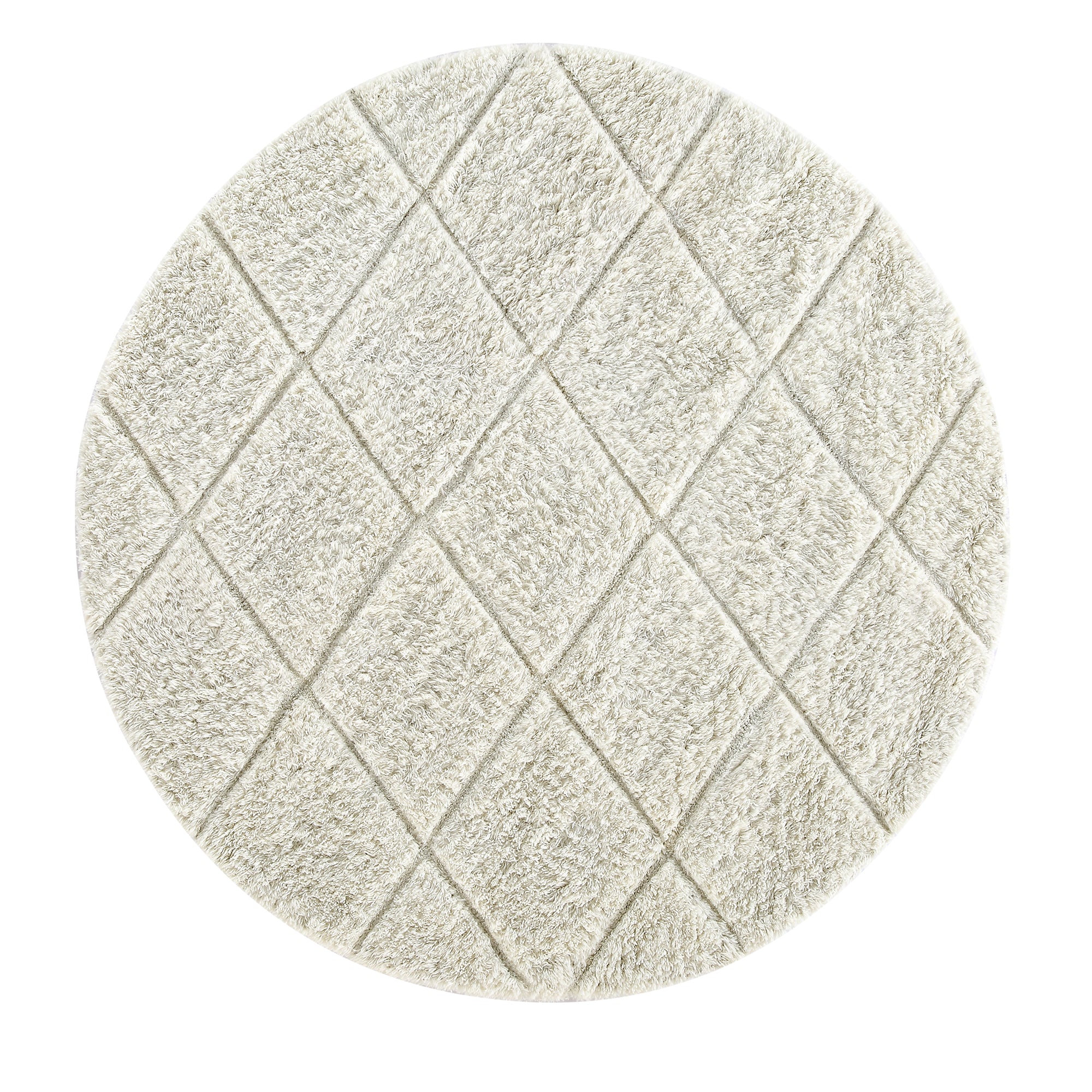 Lexi Hand Tufted New Zealand Wool Round Rug | daals
