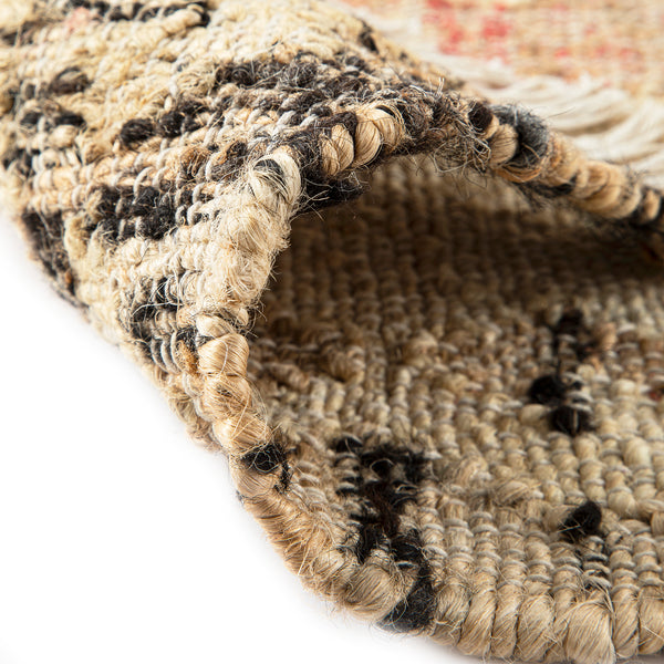 Matalya Kilim Handwoven Wool & Jute Cream Rug