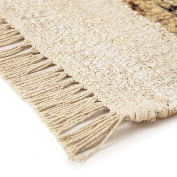 Noa Linear Cream Handwoven Wool Rug