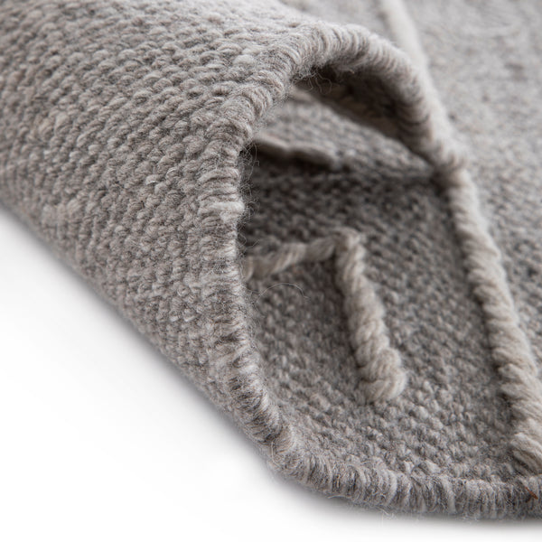 Nyla Aztec Indoor Outdoor Handwoven Steel Grey Rug