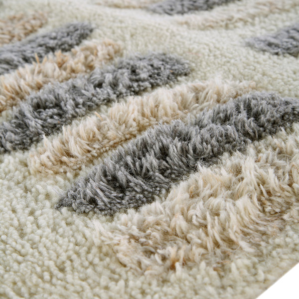 Pebble Hand Tufted New Zealand Wool Rectangular Rug