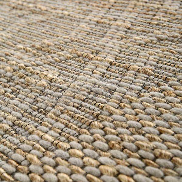 Cambria Wool and Jute Handwoven Patterned Rectangular Rug