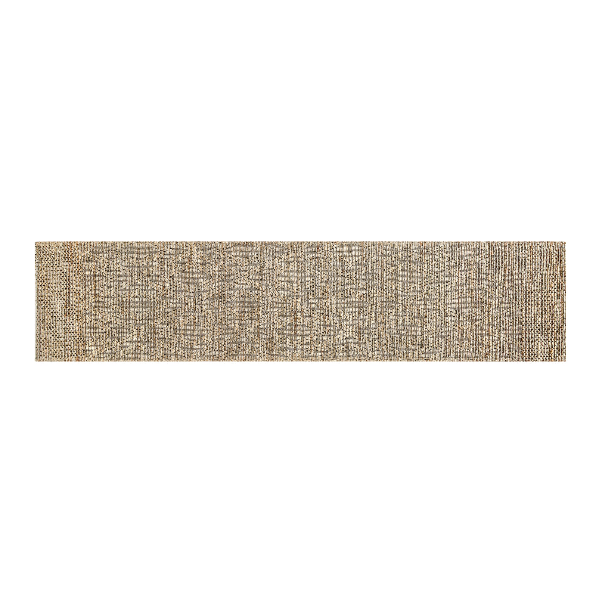 Cambria Wool and Jute Handwoven Patterned Runner | daals