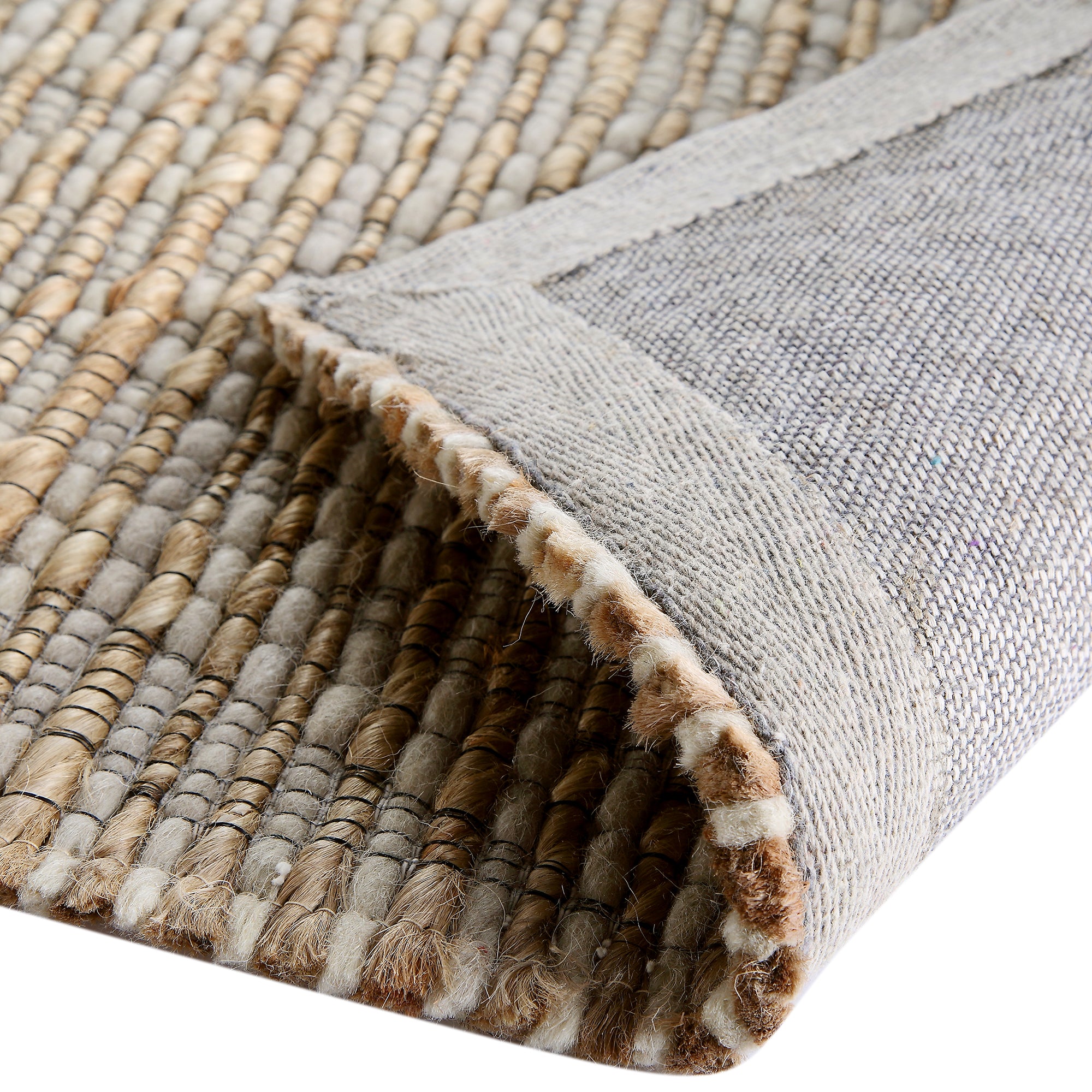 Cambria Wool and Jute Handwoven Patterned Runner | daals