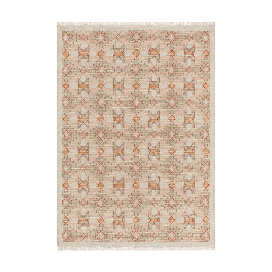 Yasmin Kilim Pink Handwoven Wool & Jute Rug