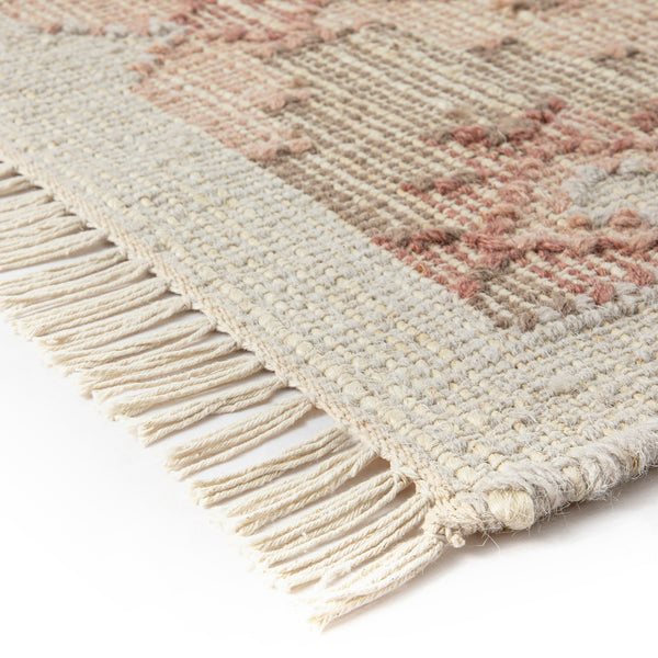 Yasmin Kilim Pink Handwoven Wool & Jute Rug