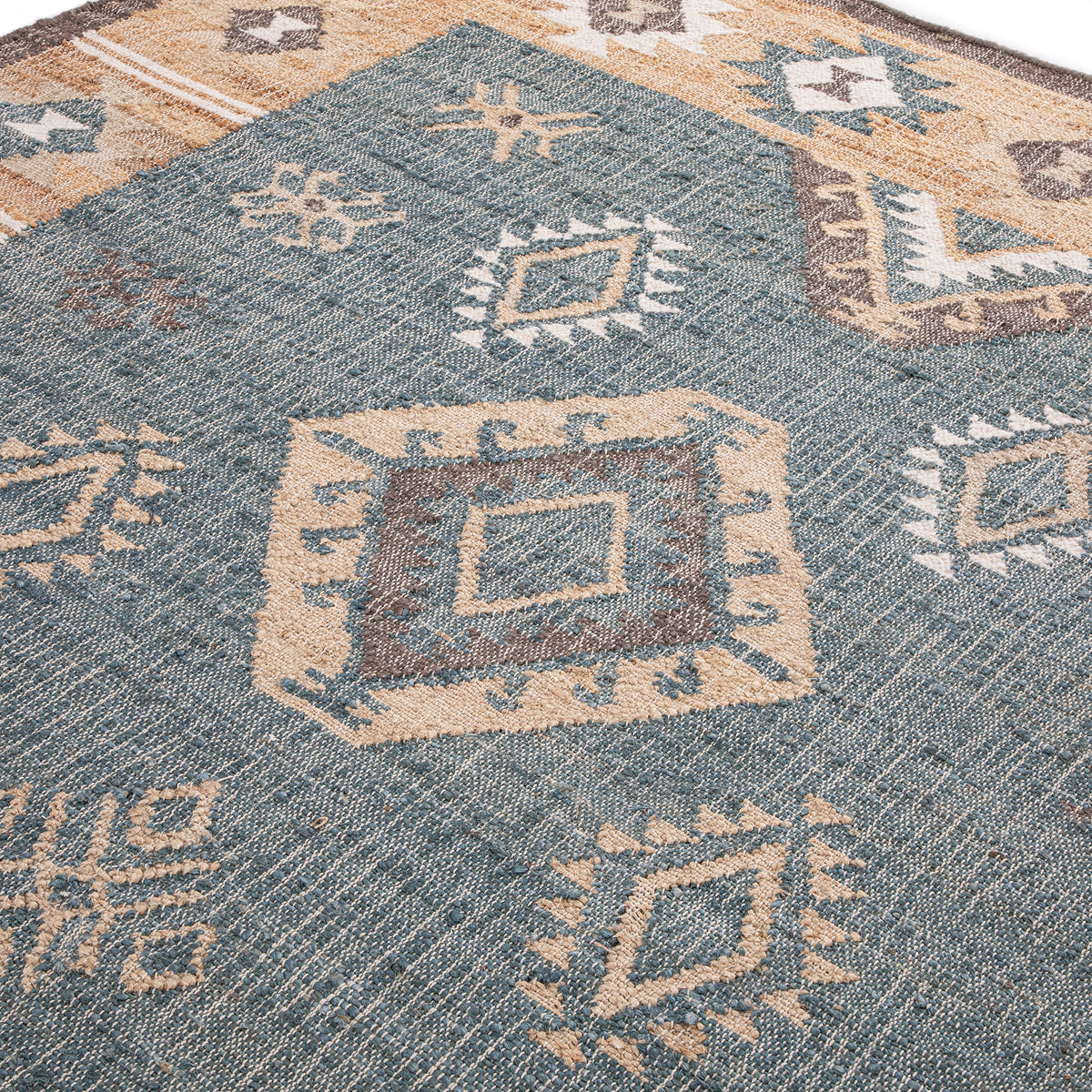 Daals Design Rugs Zaida Kilim Traditional Handwoven Wool & Jute Rug | daals