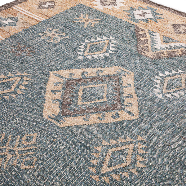 Zaida Kilim Traditional Handwoven Wool & Jute Rug