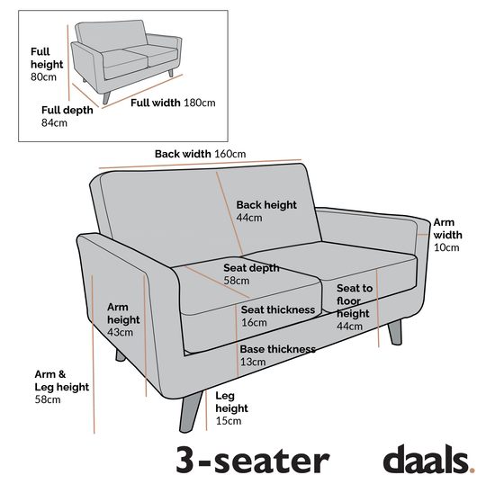 Clarence 3-Seater Sofa in Mustard Yellow Velvet
