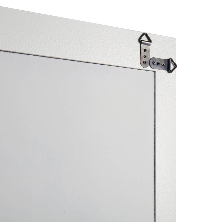 Destin Wave Mirror 160 x 70 cm, White Matte