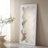 Destin Wave Mirror 160 x 70 cm, White Matte - daals