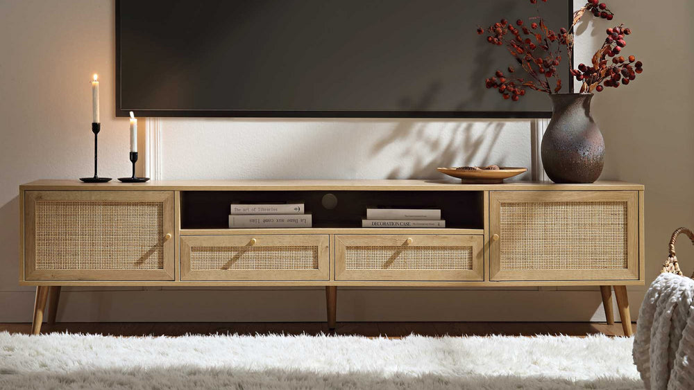 Natural Woven Rattan