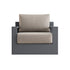 Jardin Aluminium Swivel Armchair, Granite
