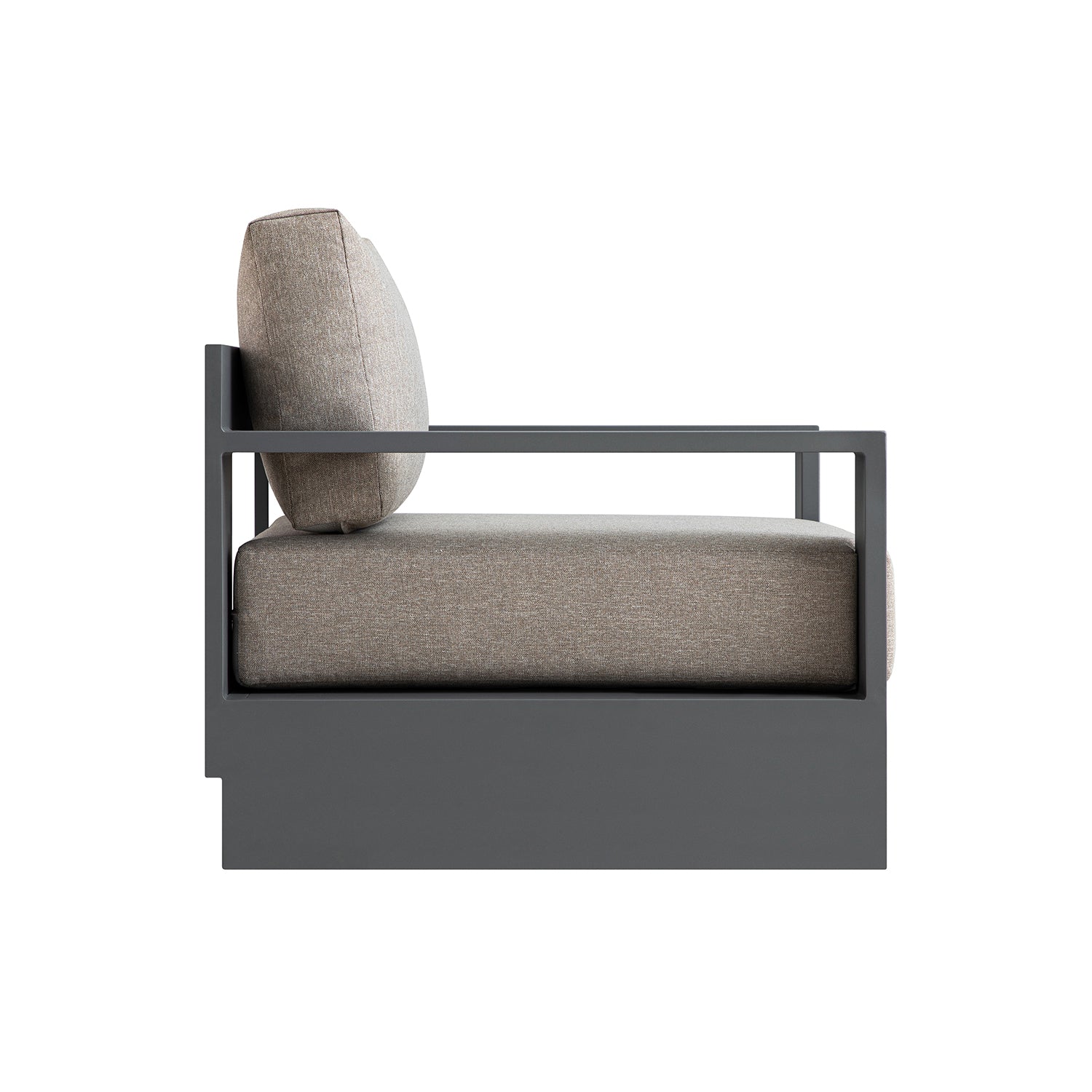 Jardin Aluminium Swivel Armchair, Granite