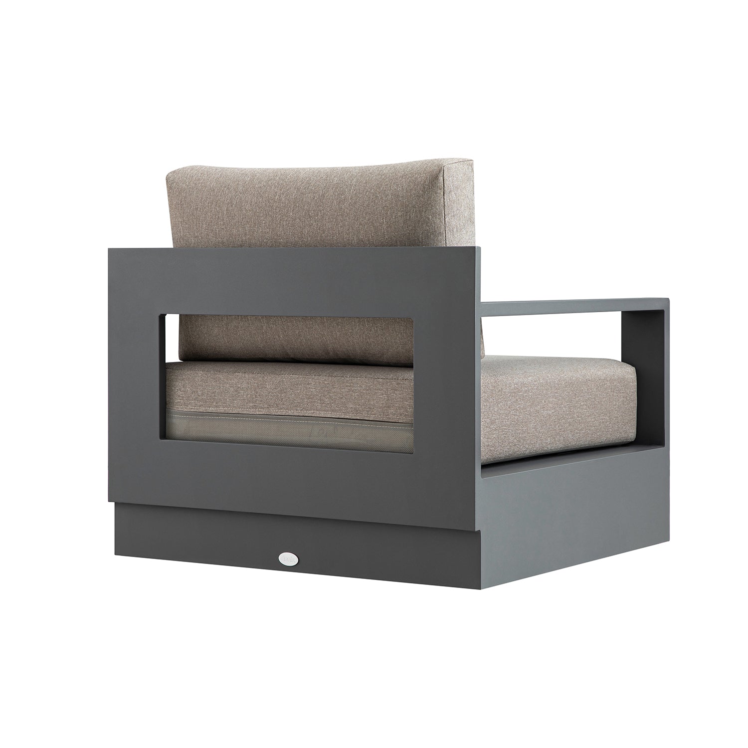 Jardin Aluminium Swivel Armchair, Granite