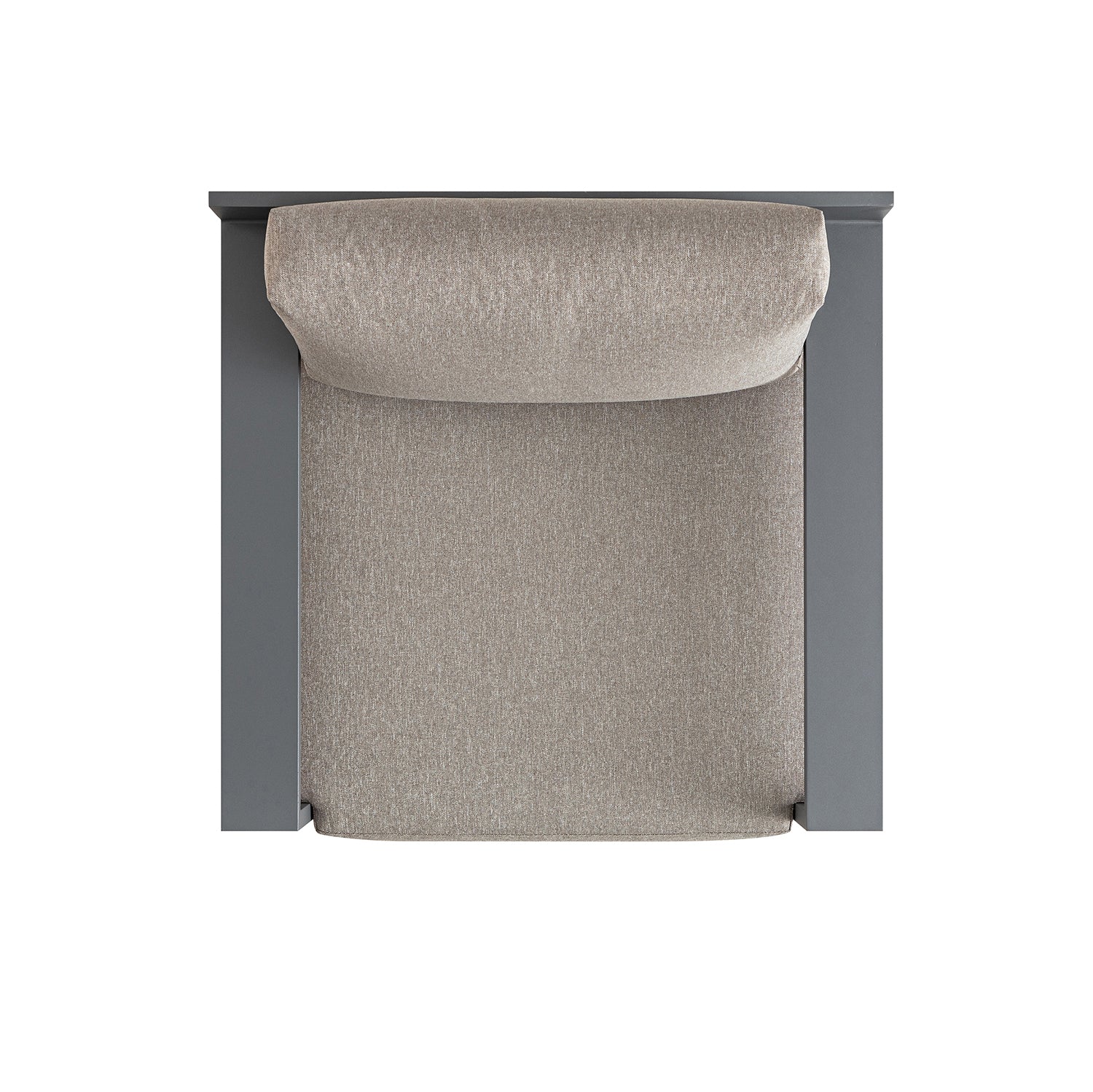 Jardin Aluminium Swivel Armchair, Granite