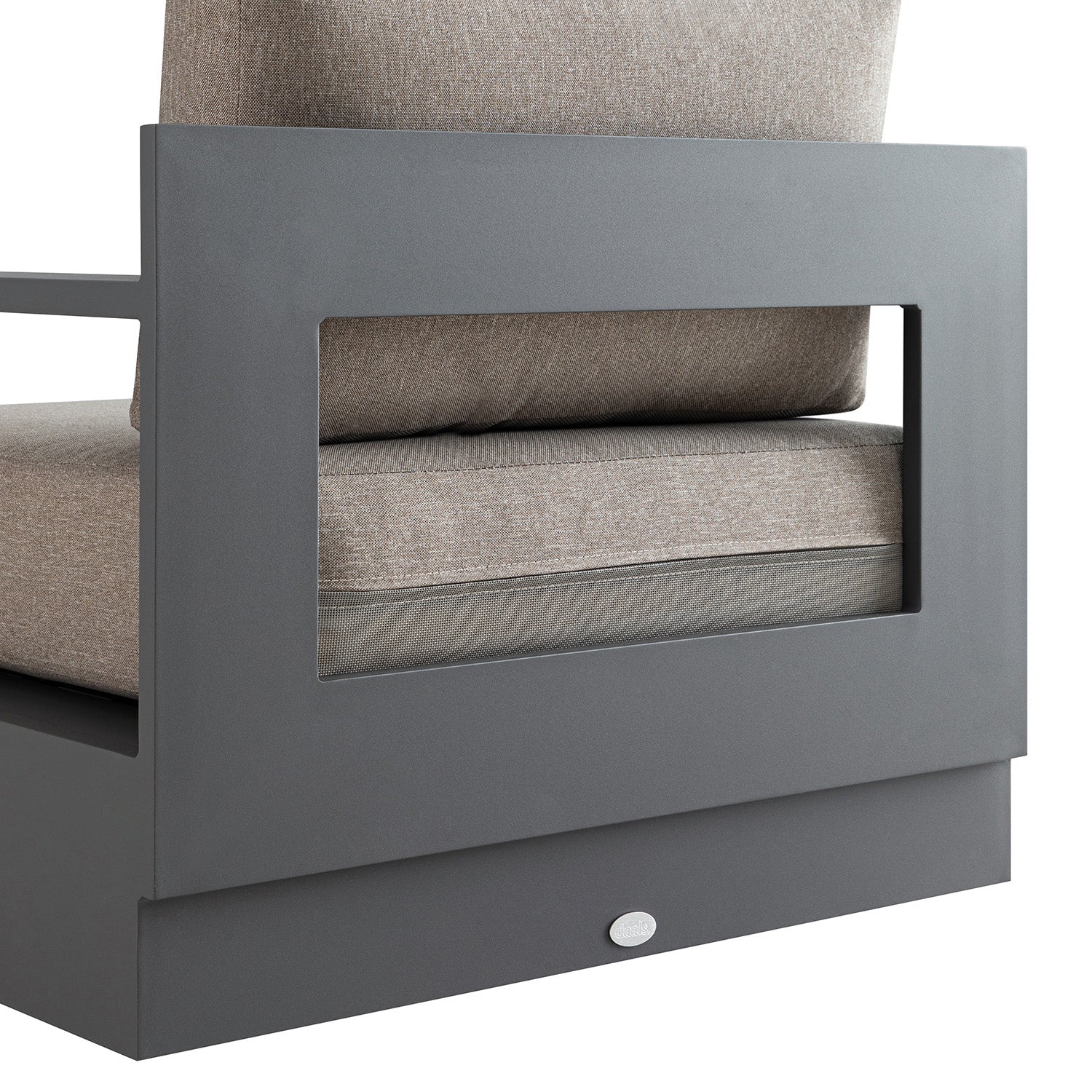 Jardin Aluminium Swivel Armchair, Granite