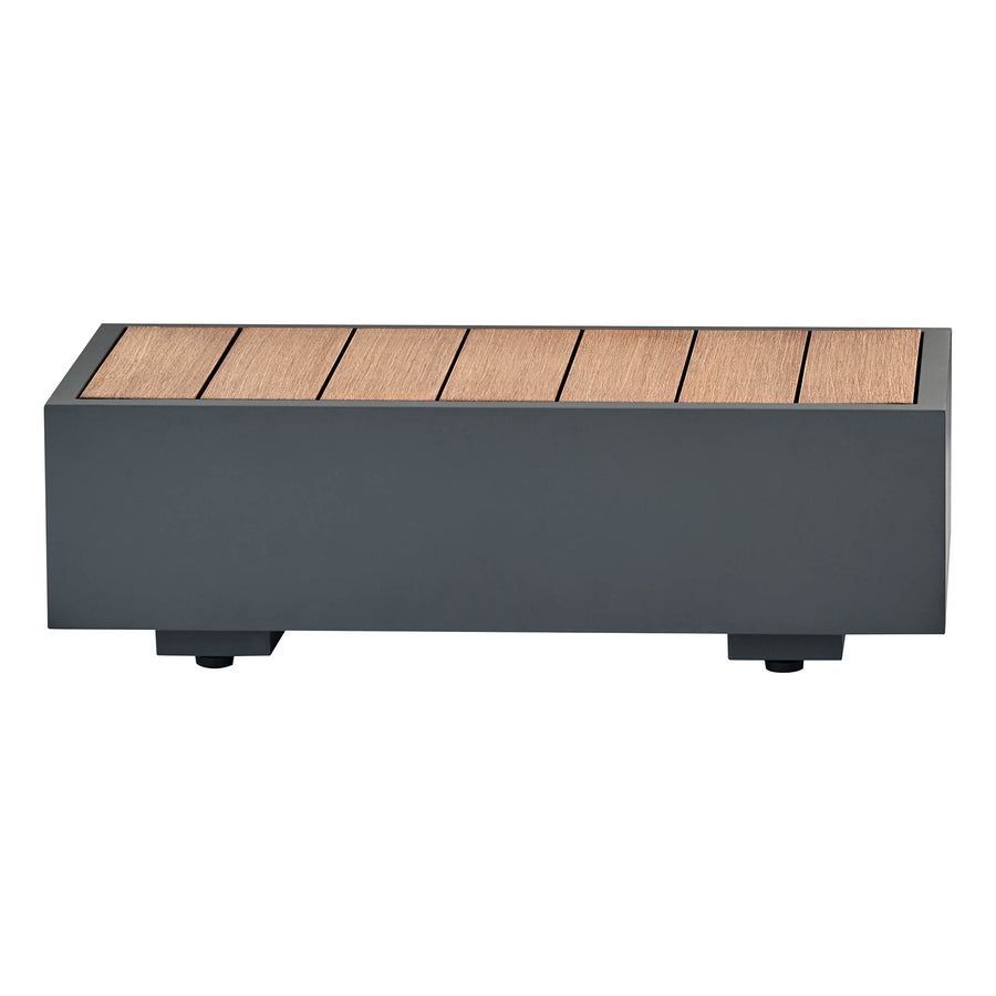 Jardin Aluminium Outdoor Side Table, Granite - daals
