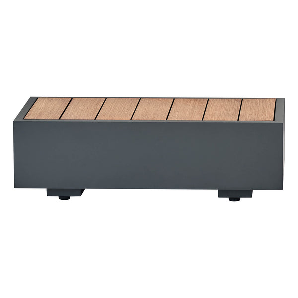 Jardin Aluminium Outdoor Side Table, Granite