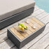 Jardin Aluminium Outdoor Side Table, Granite - daals