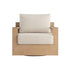 Jardin Aluminium Swivel Armchair, Natural - daals