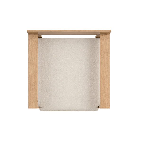 Jardin Aluminium Swivel Armchair, Natural
