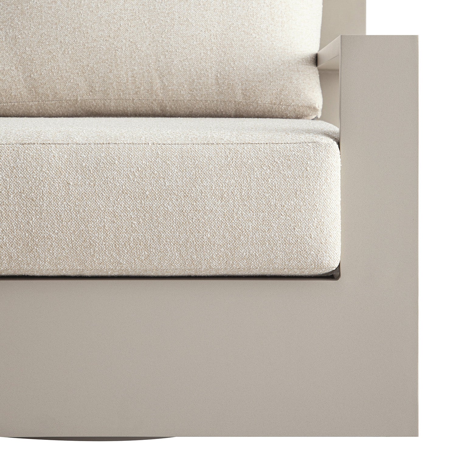 Jardin Aluminium Swivel Armchair, Pumice