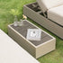 Jardin Aluminium Outdoor Side Table, Pumice - daals