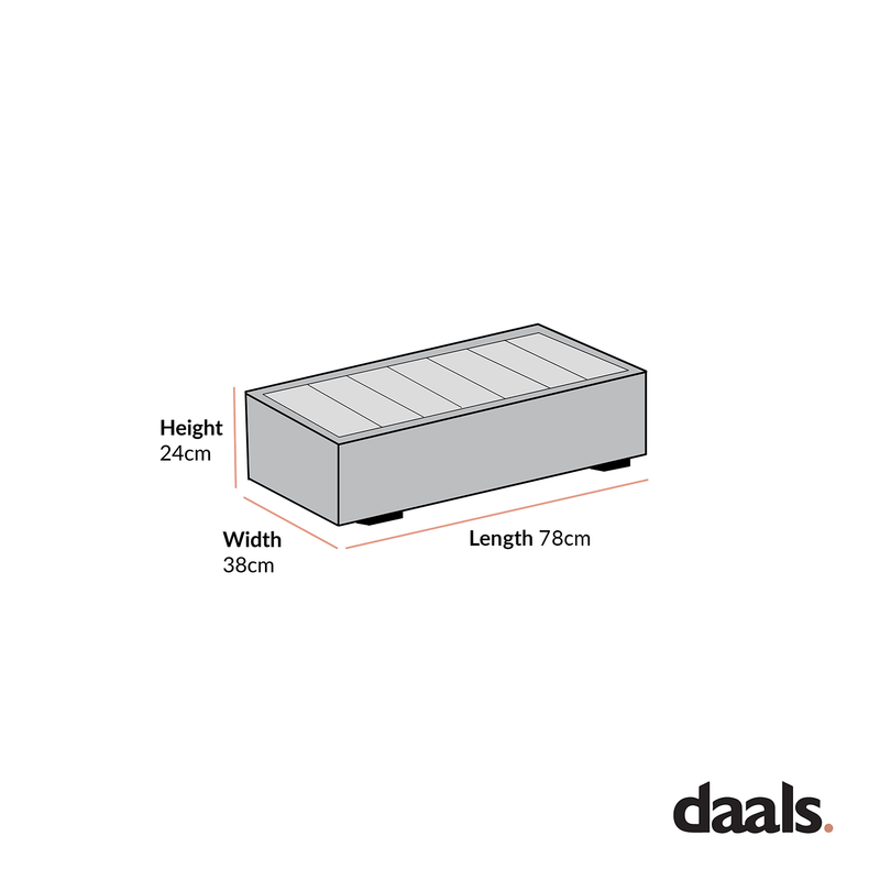 Jardin Aluminium Outdoor Side Table, Granite