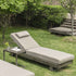Montrose Aluminium Outdoor Sun Lounger, Brushed Silver Oak - daals