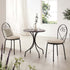 Haymes Metal Indoor and Outdoor Bistro Set, Beige - daals