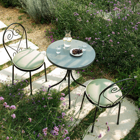 Haymes Metal Indoor and Outdoor Bistro Set, Reseda Green