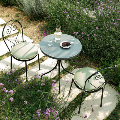 Haymes Metal Indoor and Outdoor Bistro Set, Reseda Green