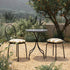 Haymes Metal Indoor and Outdoor Bistro Set, Khaki Stripe - daals