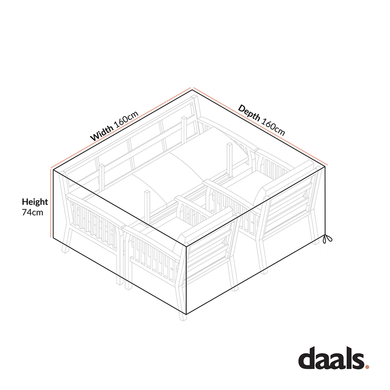 Cover for Earlswood Aluminium Sofa Set with Coffee Table