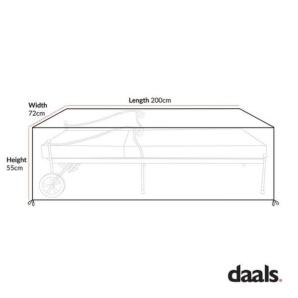 Cover for Haymes Metal Sunlounger
