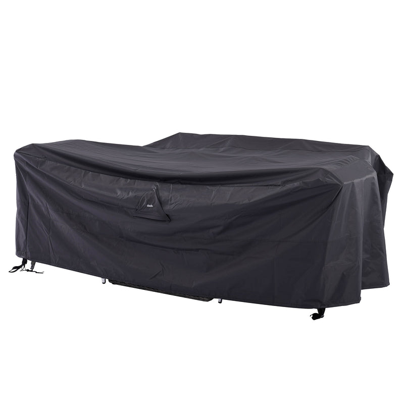 Cover for Hampshire 7-Seater Round Wicker Rattan Sofa Set