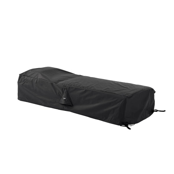 Cover for Bellagio Round Wicker Sun Lounger, Black