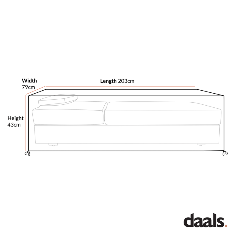 Cover for Jardin Aluminium Outdoor Sun Lounger