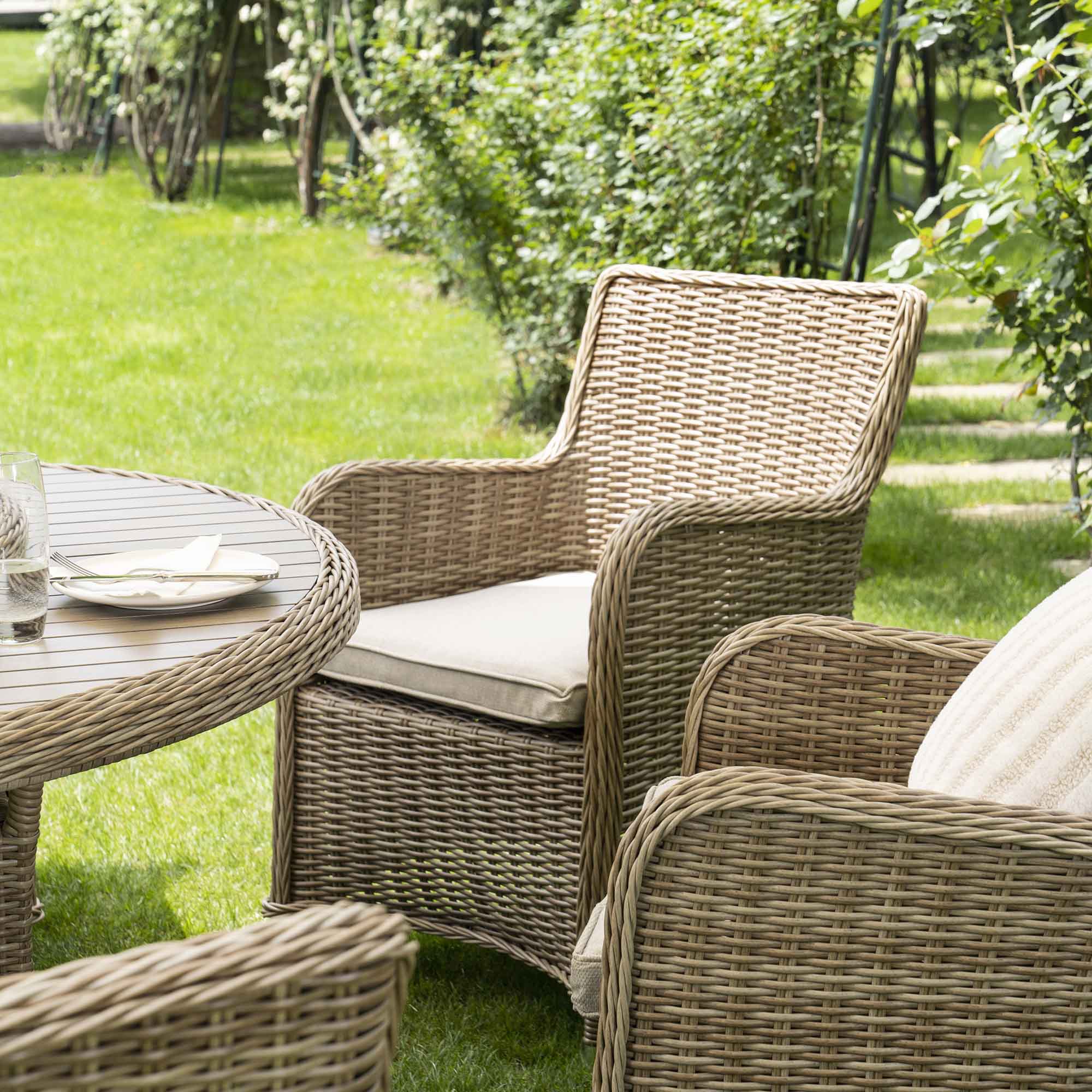Natural Rattan Garden Furniture Rattan Wicker Furniture Set