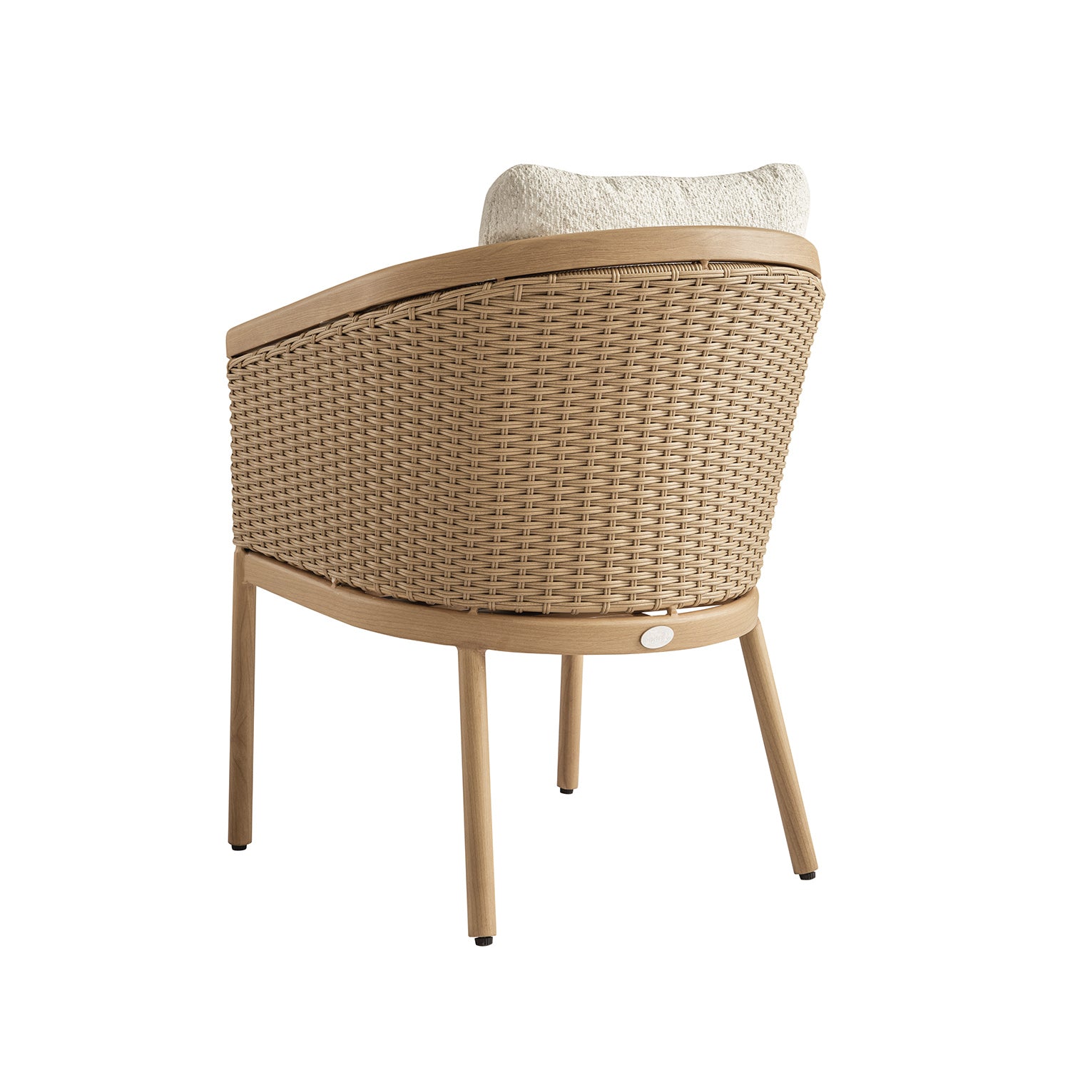 Panarea Indoor and Outdoor Wicker 4-Seater Square Dining Set