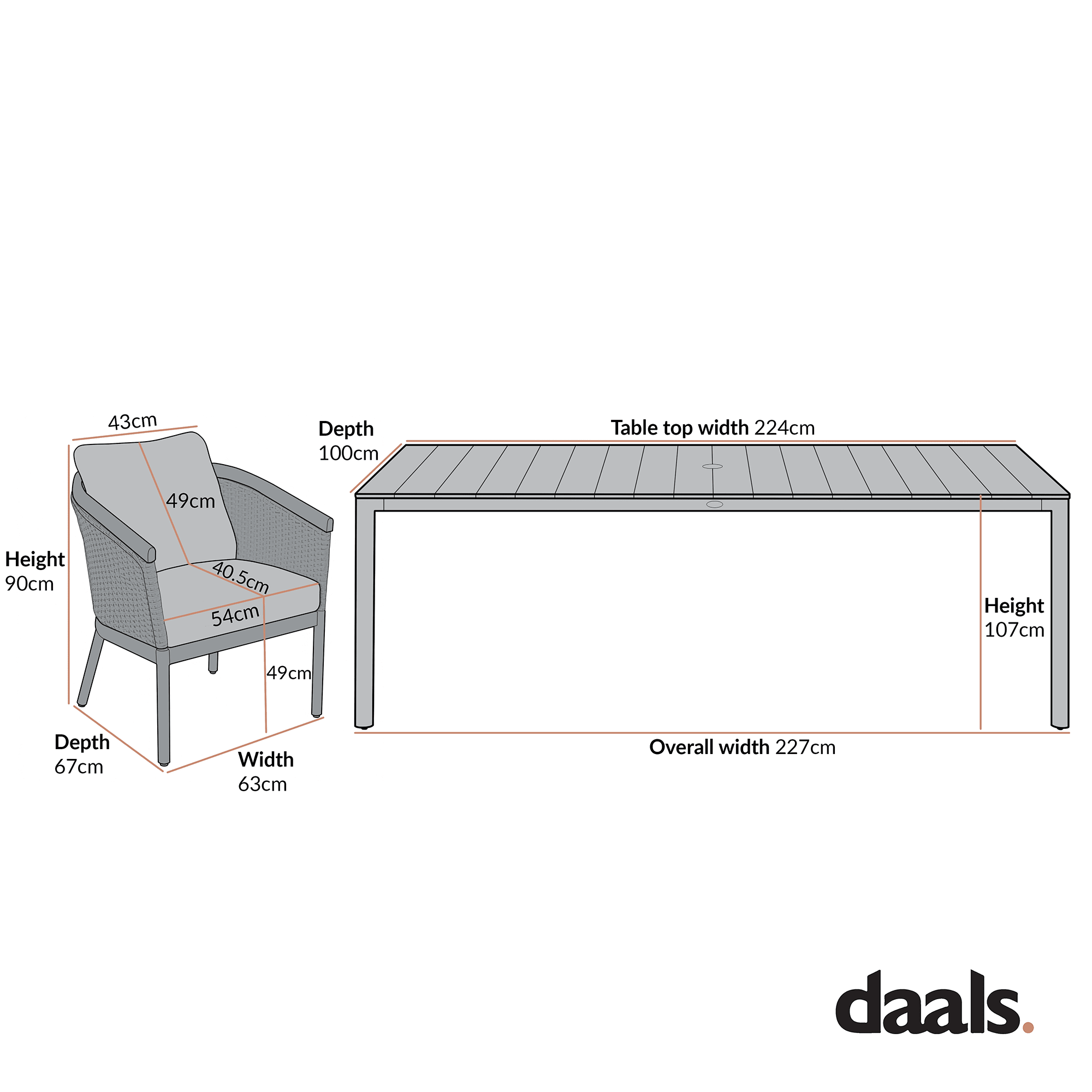 Panarea Indoor and Outdoor Wicker 8-Seater Rectangular Dining Set