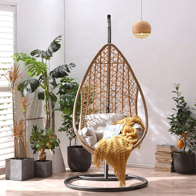 Indra Rattan Hanging Egg Chair