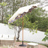Butterfly & Flower 2.6M Octagonal Tassel Parasol with Aluminium Tilt - daals