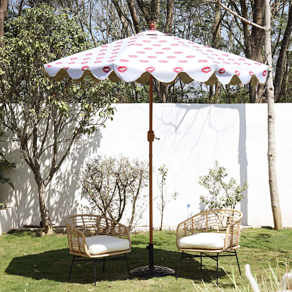 Kisses 2.6M Octagonal Parasol with Aluminium Tilt