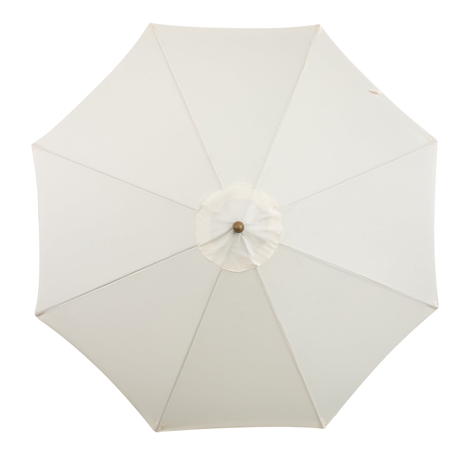 Colette Riviera Scalloped Garden Tilt Parasol, Ivory and Largo Blue