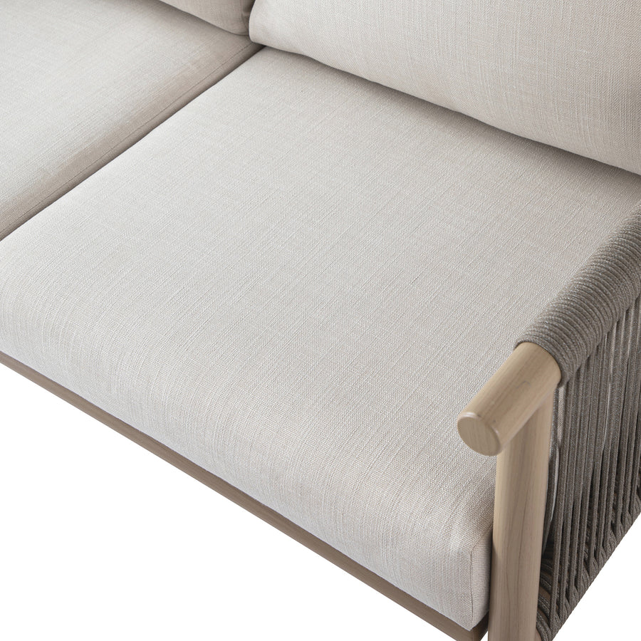 Soller Indoor and Outdoor Rope Weave 4-Seater Sofa Set