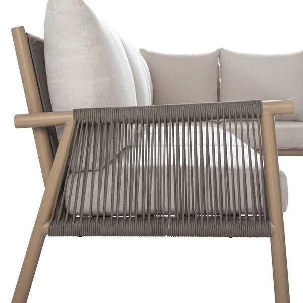Soller Indoor and Outdoor Rope Weave Large Corner Sofa Set - daals